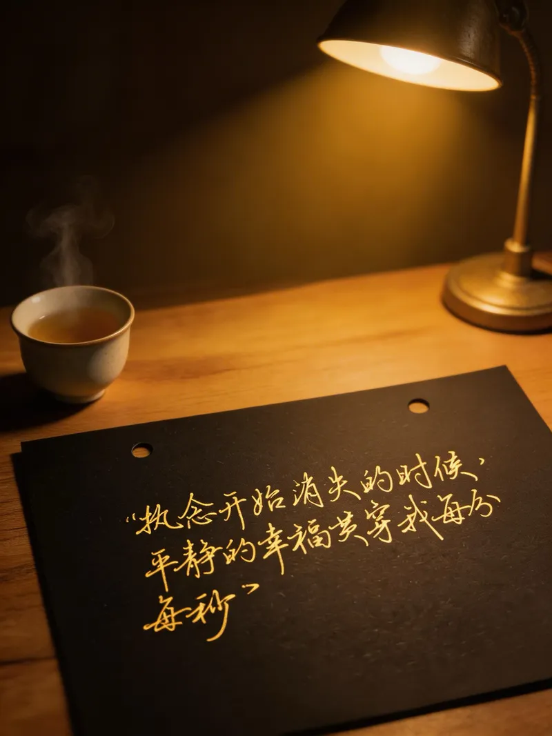 执念开始消失的时候