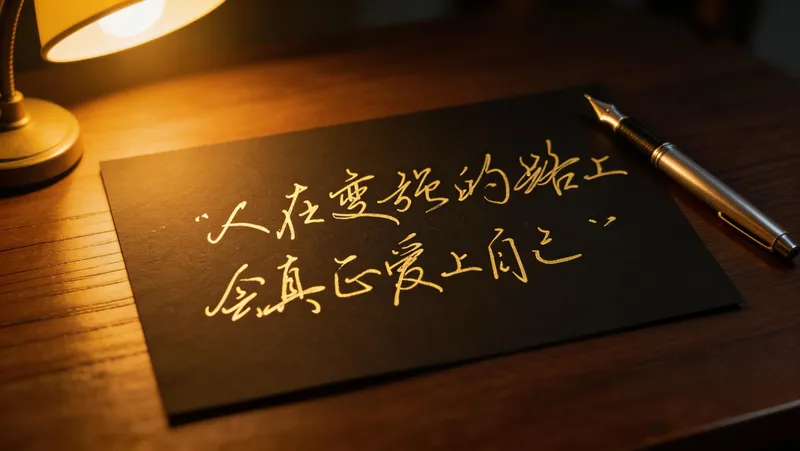 人在变好的路上，会真正爱上自己